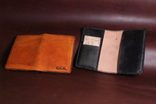 Load image into Gallery viewer, Leather Field Notebook Cover with card slots