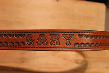 Load image into Gallery viewer, Leather 1.5" lined belt w/ Roller buckle