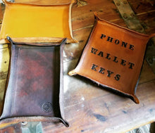 Load image into Gallery viewer, Leather Valet Tray