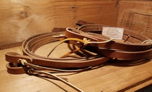 Load image into Gallery viewer, Harness Leather Split Reins 8ft
